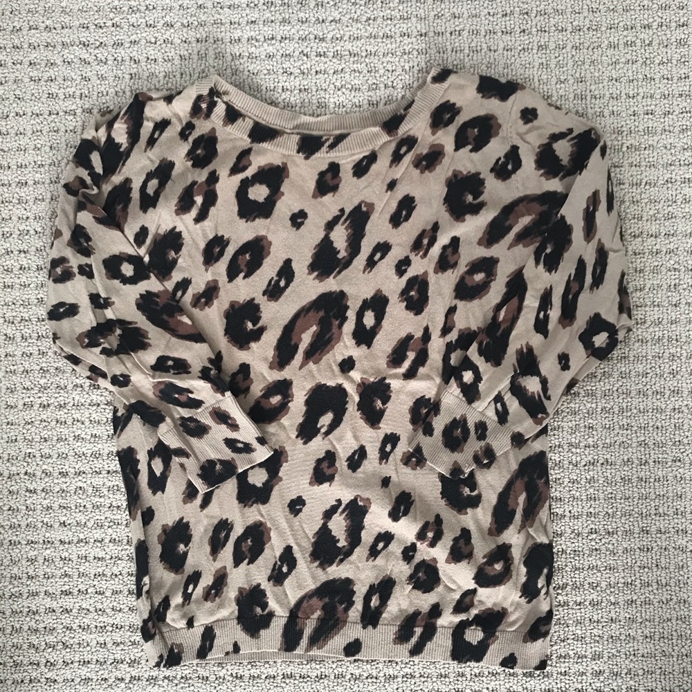 Leopard sweater